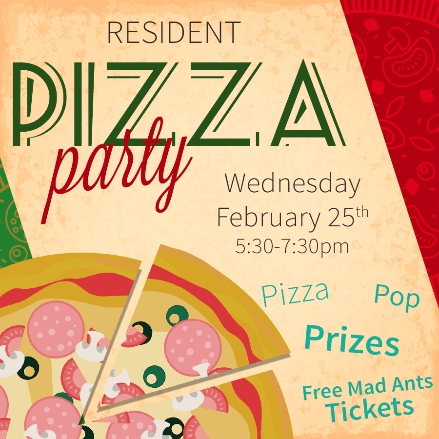 Fort Wayne Apartment Resident Pizza Party
